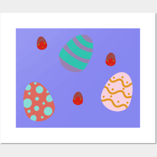 Easter Eggs Dancing Posters and Art